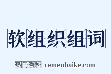 软组织组词是什么意思的图片